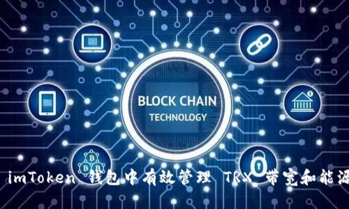 如何在 imToken 钱包中有效管理 TRX 带宽和能源的转换